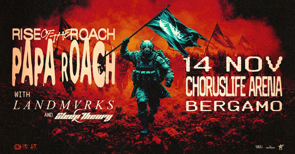 Papa Roach: UFFICIALE in concerto a Bergamo il 14 novembre 2026. Tutte le info e biglietti