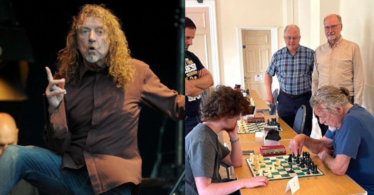Robert Plant si è presentato a sorpresa a un torneo di scacchi e ha sfidato un ragazzo di 17 anni. Scopri la storia