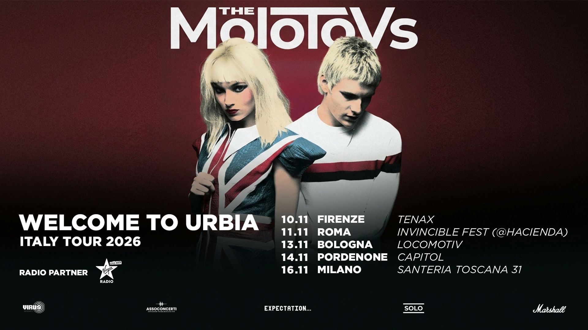 The Molotovs: UFFICIALE cinque concerti in Italia a novembre. Tutte le info e biglietti