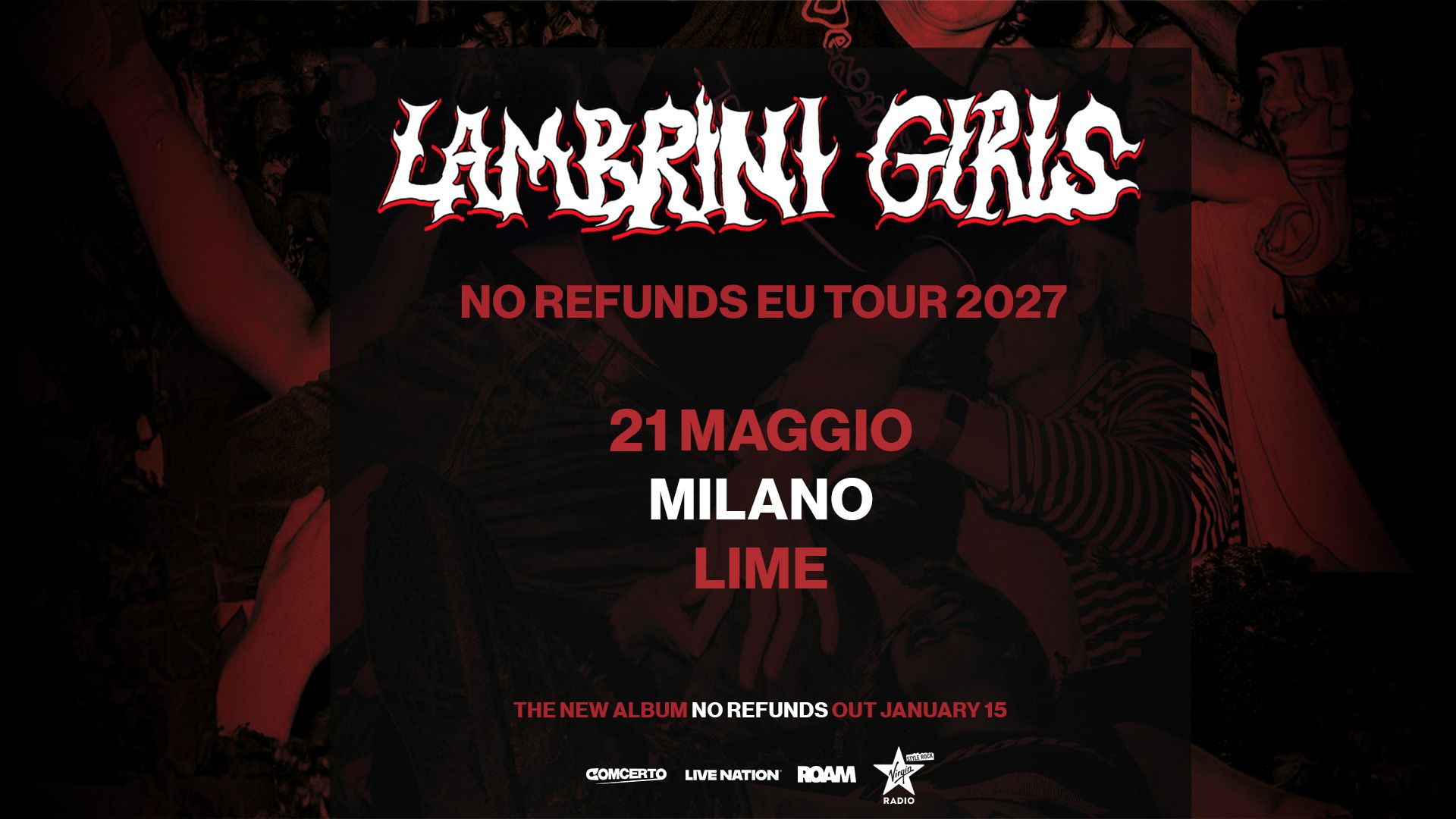 Lambrini Girls: UFFICIALE in concerto il 21 maggio 2027 a Milano - Lime