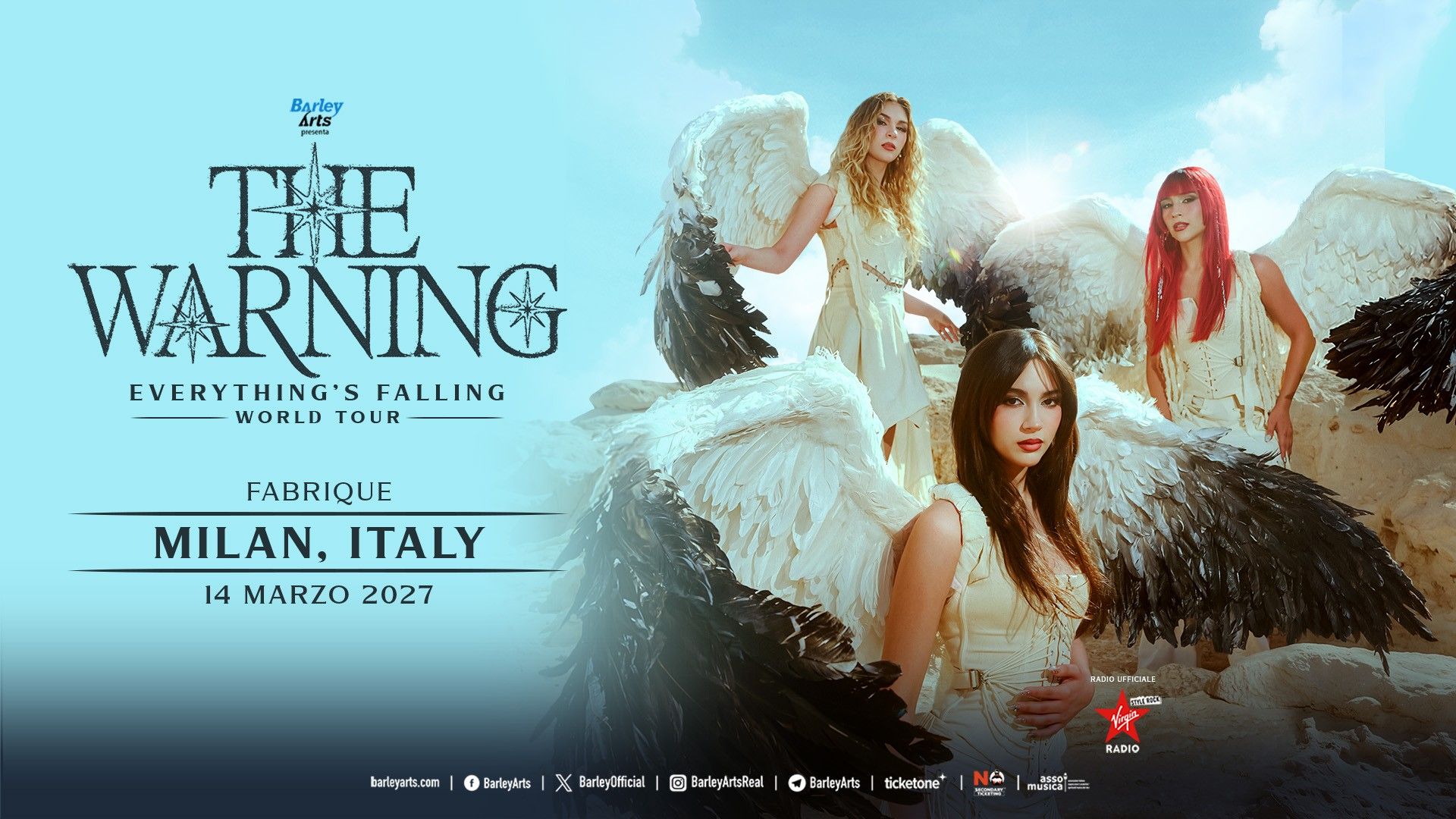 The Warning: UFFICIALE in concerto il 14 marzo 2027 a Milano. Tutte le info