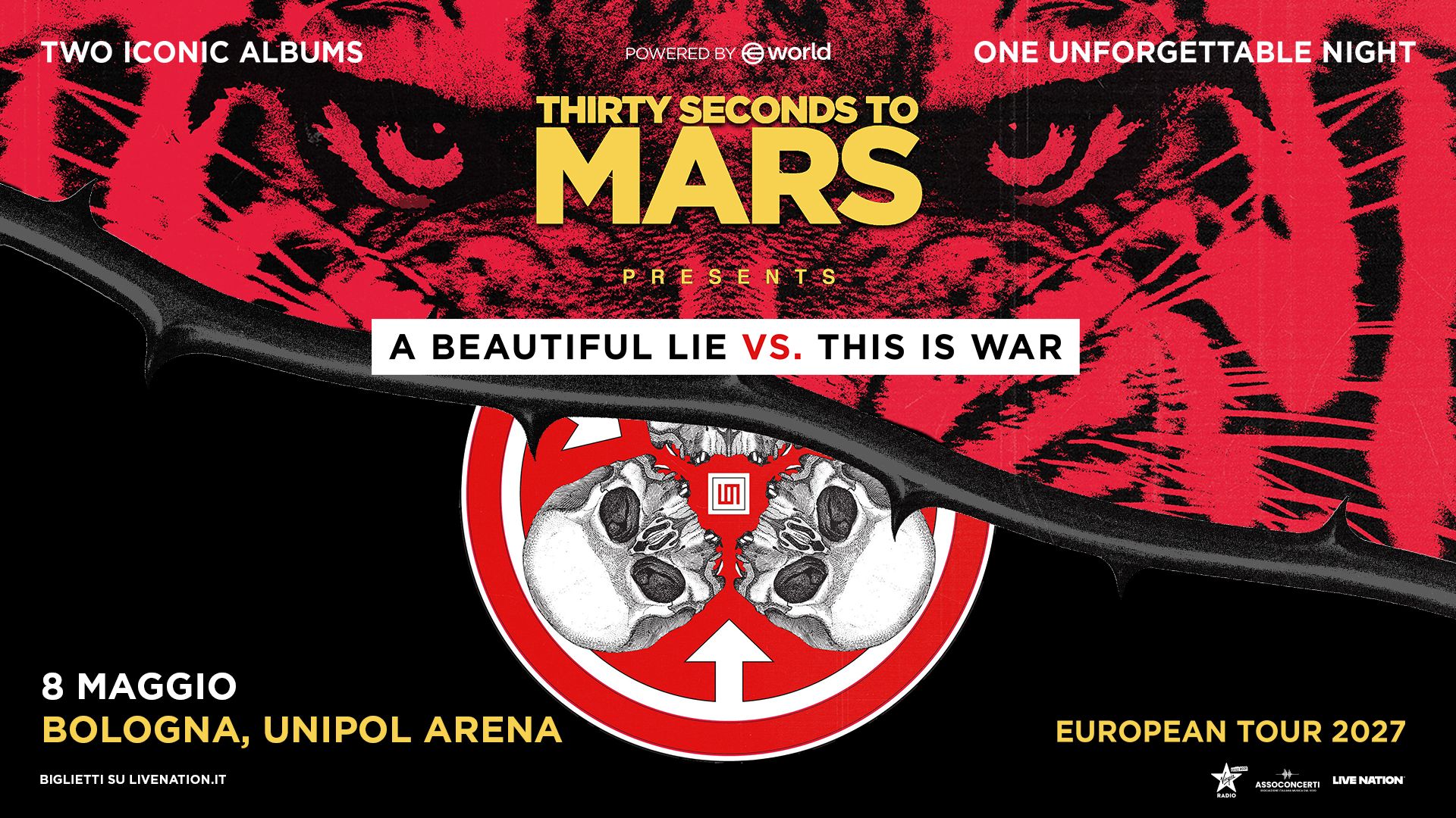 Thirty Seconds To Mars: UFFICIALE in concerto a Bologna l'8 maggio 2027. Tutte le info e biglietti