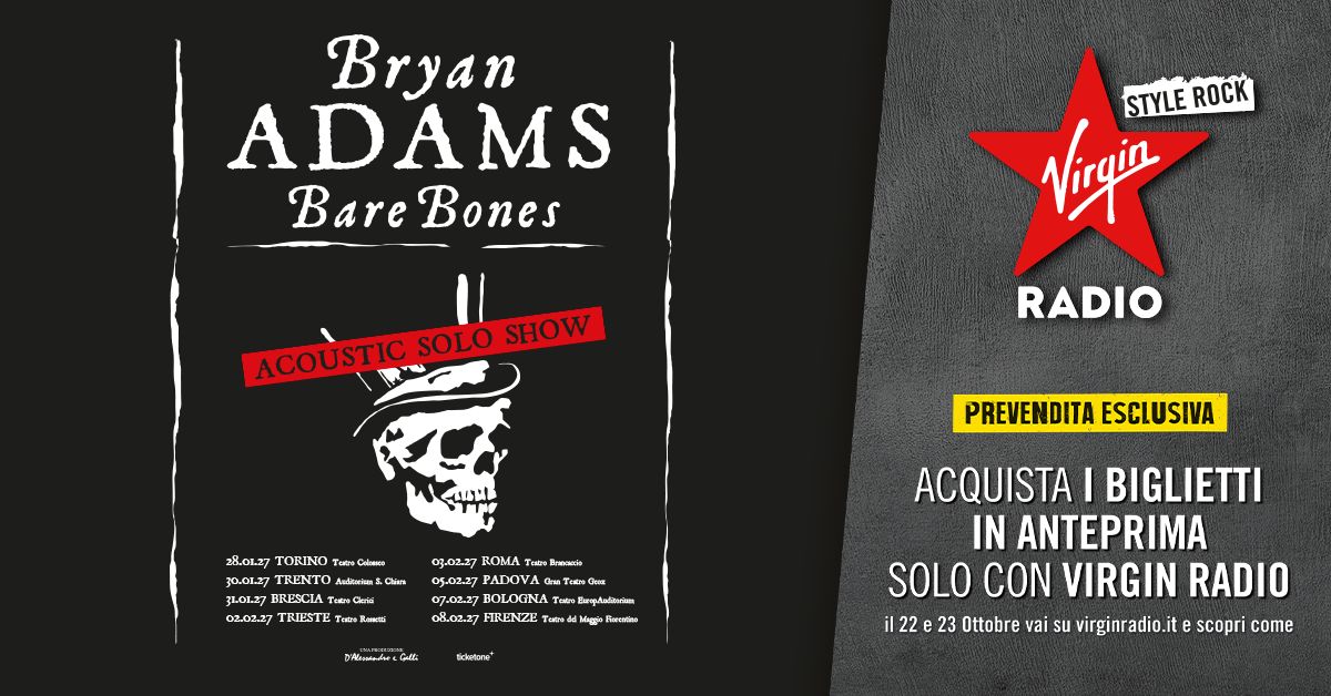 Bryan Adams Presale Sito
