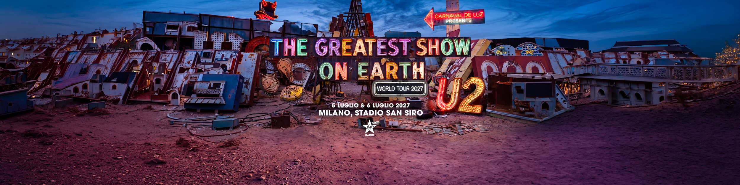 U2: UFFICIALE in concerto a Milano il 5 e 6 luglio 2027. TUTTE LE INFO E BIGLIETTI