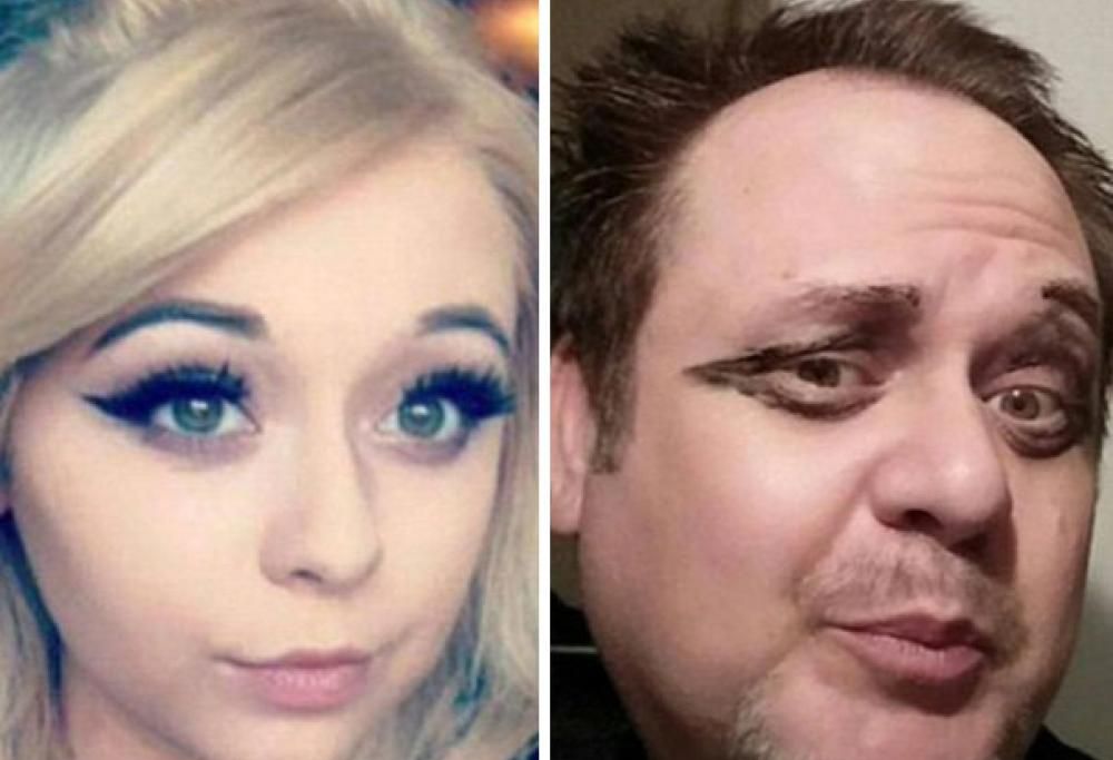 Padre imbarazza la figlia ricreando i suoi stessi selfie!