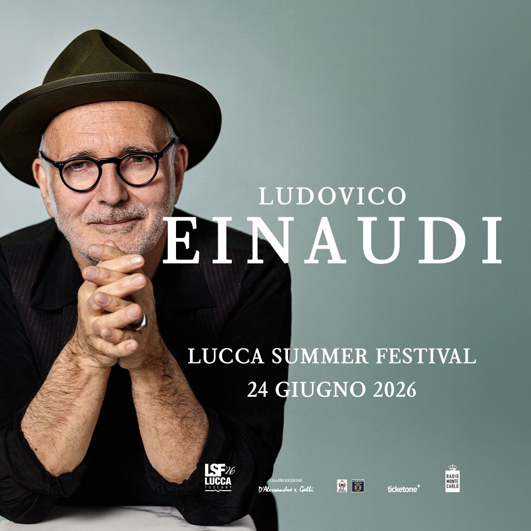 Ludovico Einaudi per la prima volta al Lucca Summer Festival