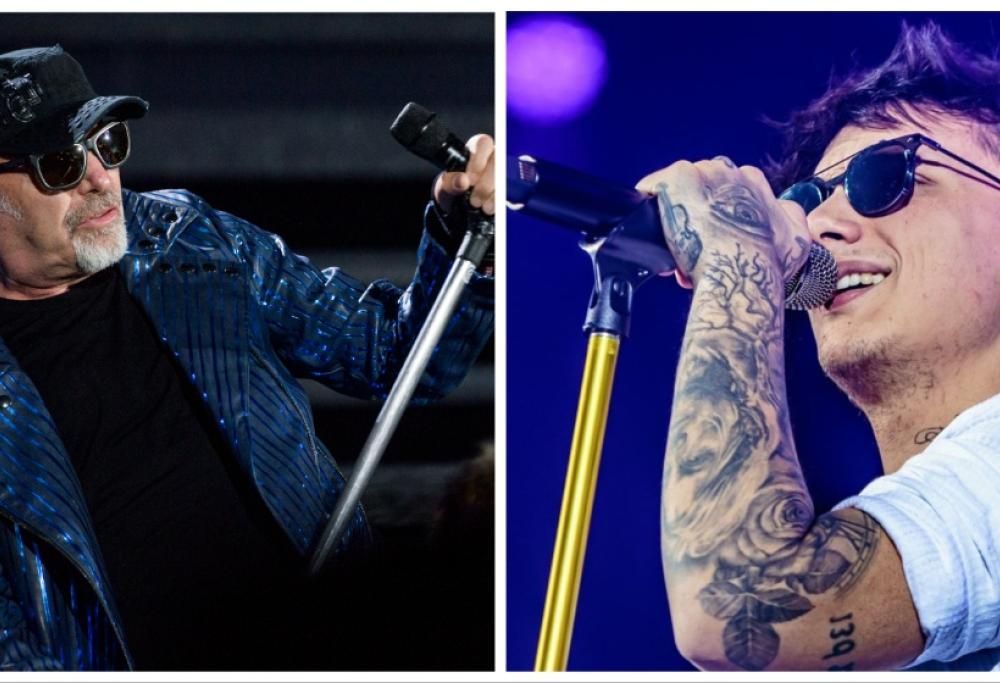 Vasco Rossi si congratula con Ultimo che ha battuto il suo record: largo ai giovani!