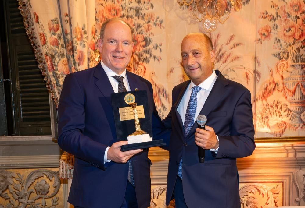 Il Principe Alberto di Monaco in visita a Roma