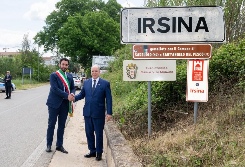 Il Principe Alberto di Monaco torna in Italia. Viaggio a Irsina e Pompei