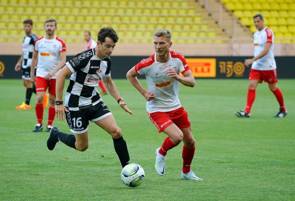 I piloti e i campioni al 30° World Stars Football Match