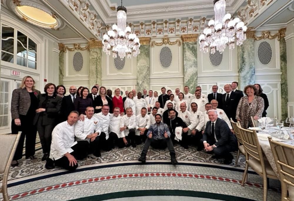 Lo chef personale del Principe Alberto presidente del Club chef dei capi di stato