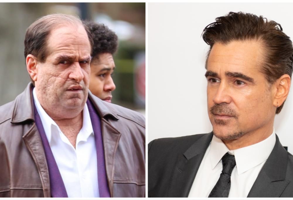 Colin Farrell totalmente irriconoscibile sul set