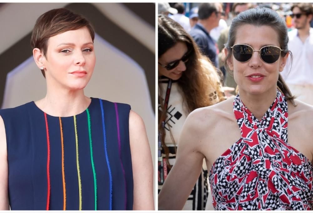 La Principessa Charlene e Charlotte Casiraghi splendide al GP di Monaco