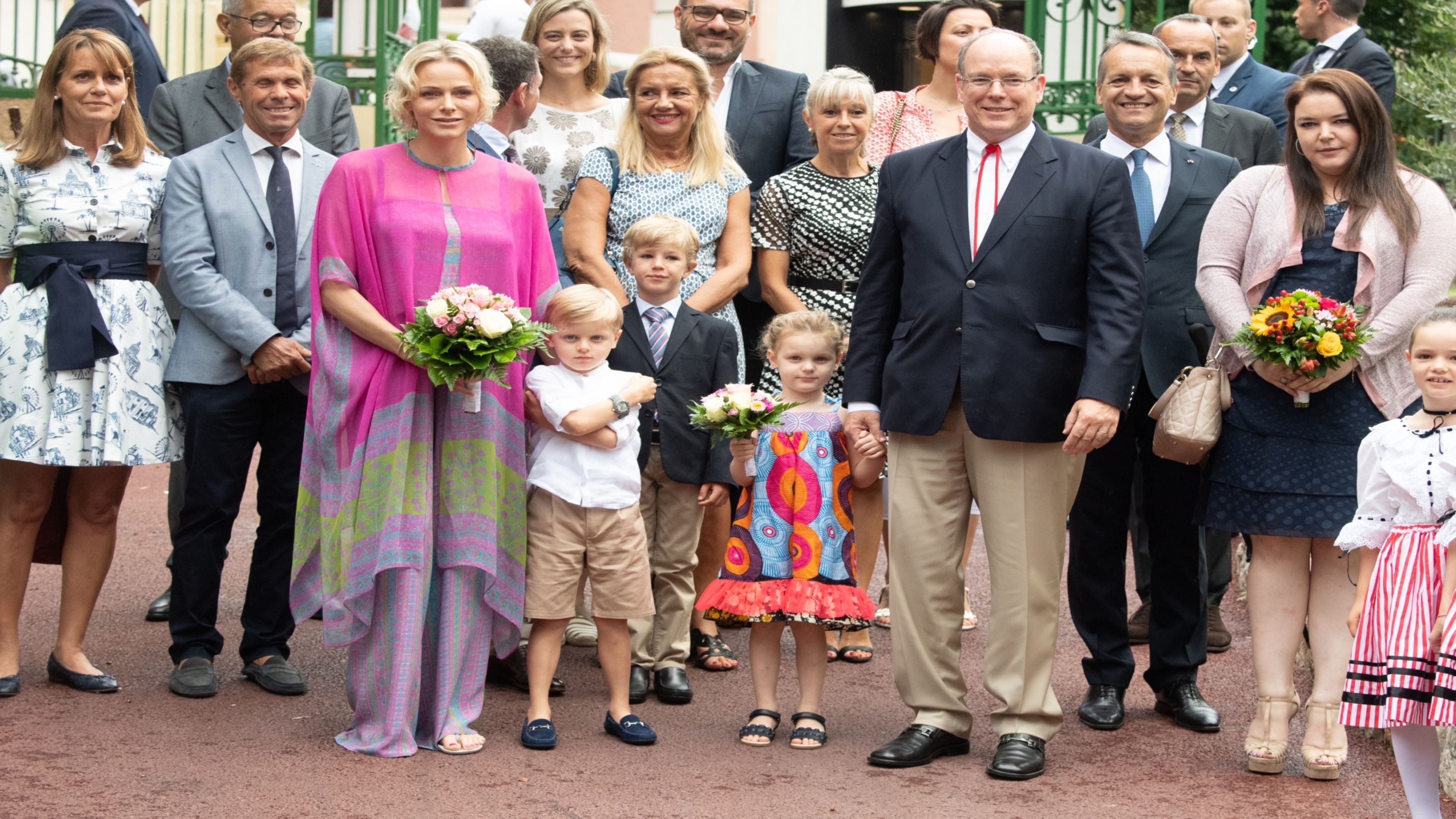 La Principessa Charlene e i gemellini al pic nic più atteso dell'anno