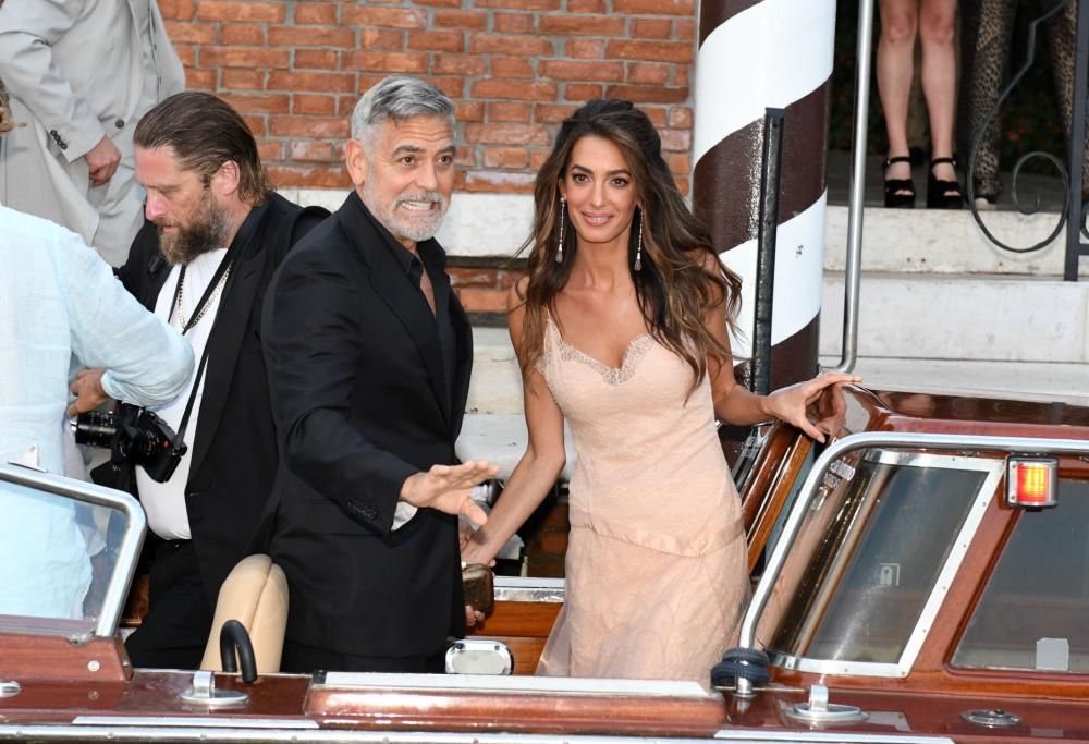 Amal e George Clooney e Patrick Dempsey portano alla Mostra del Cinema tutto il fascino di Hollywood