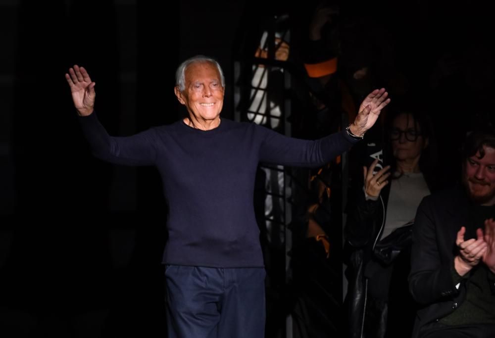 Giorgio Armani ancora una volta in campo