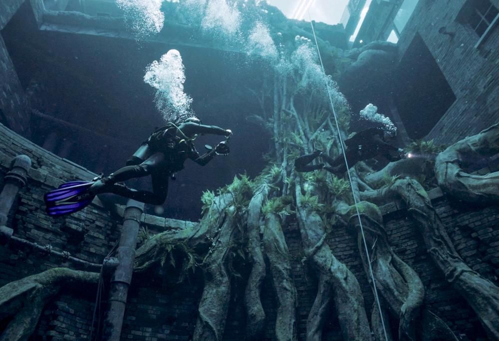 L’incredibile piscina che nasconde al suo interno una  città sommersa