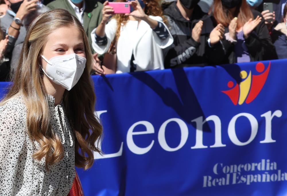 Piccole Reali crescono: il primo discorso tutta sola di Leonor di Spagna