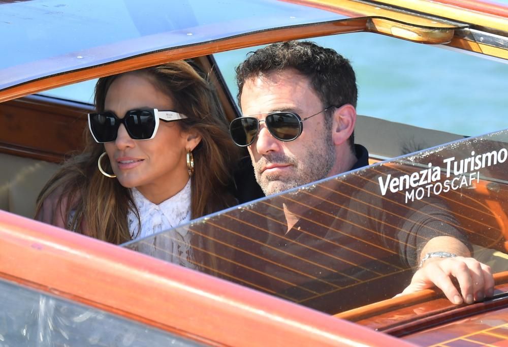 Jennifer Lopez e Ben Affleck: arrivo romantico a Venezia