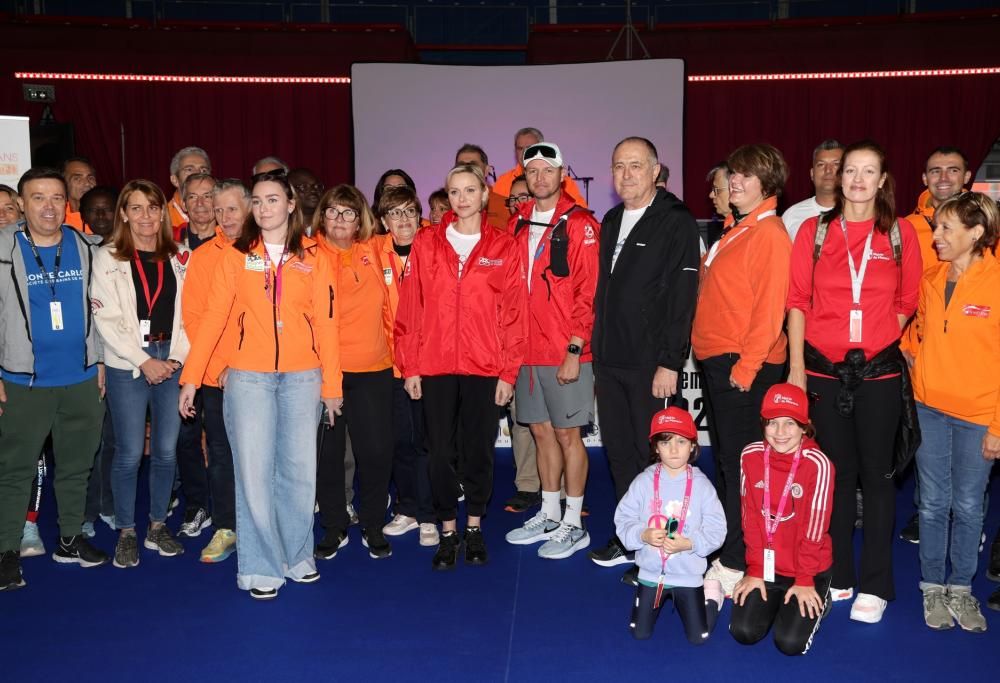 La Principessa Charlène splendida anche in tuta da ginnastica