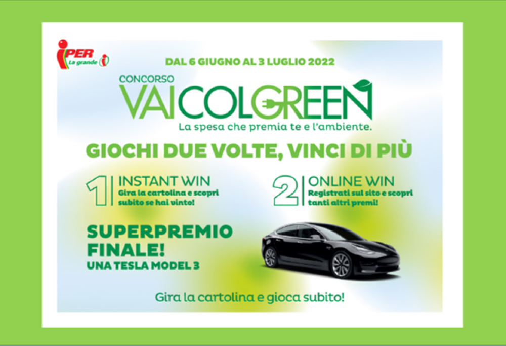 Vai col green, la spesa che premia te e l’ambiente!