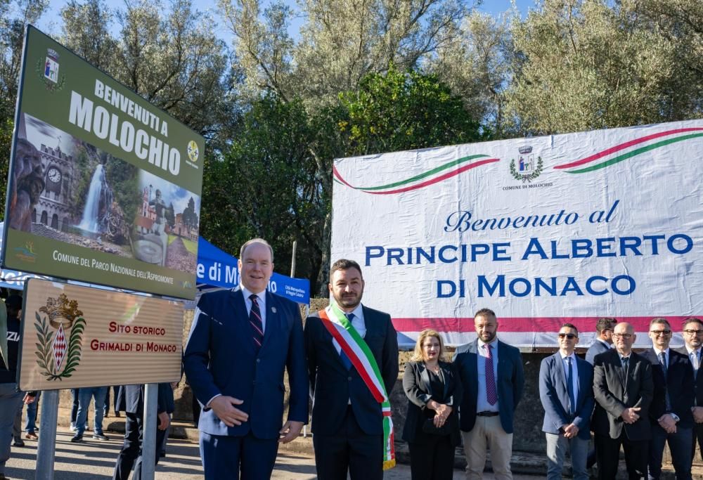 Il Principe Alberto conclude la sua visita in Calabria