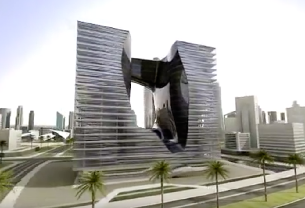 Sfidando le regole della geometria: toglie il fiato l’albergo a cubo di Zaha Hadid