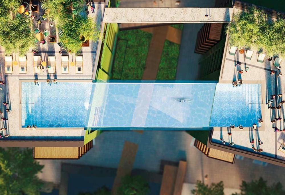 Nuotare sarà come volare nella prima piscina sospesa in Europa!