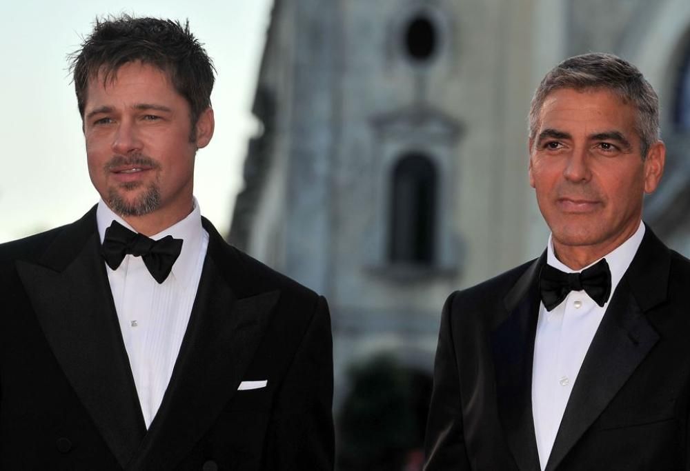 George Clooney scherza sulla bellezza di Brad Pitt