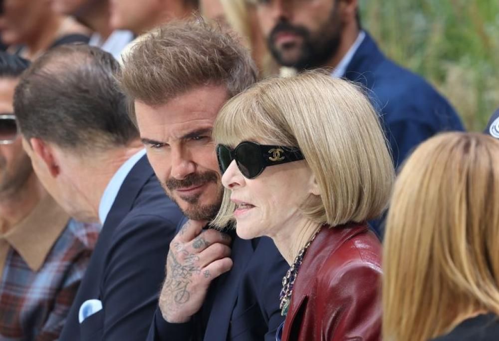David Beckham alla Milano Fashion Week