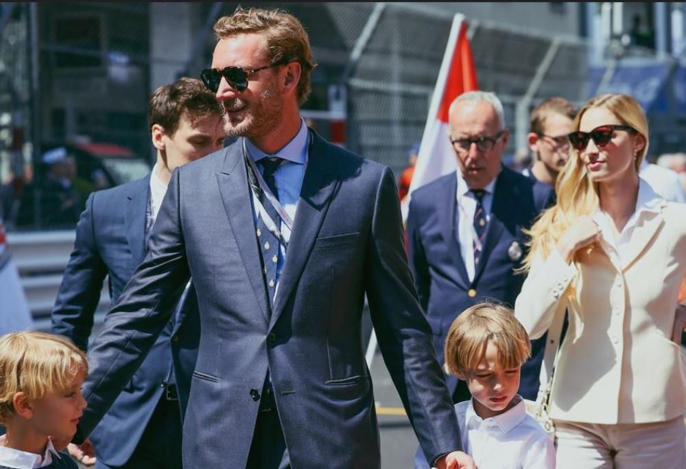 Pierre Casiraghi e Beatrice Borromeo al 6º E-Prix di Monaco