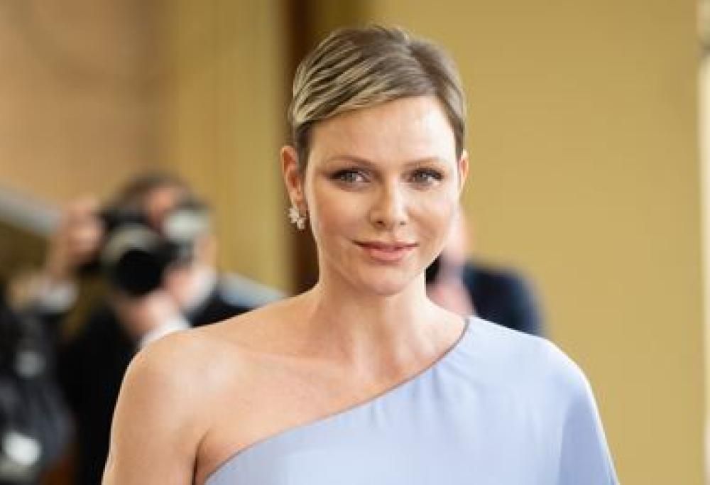 La Principessa Charlene radiosa come non mai