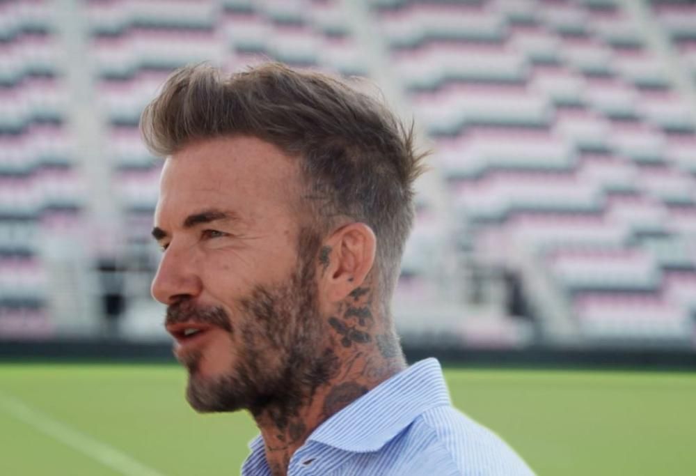 David Beckham nella più bella foto di compleanno di sempre