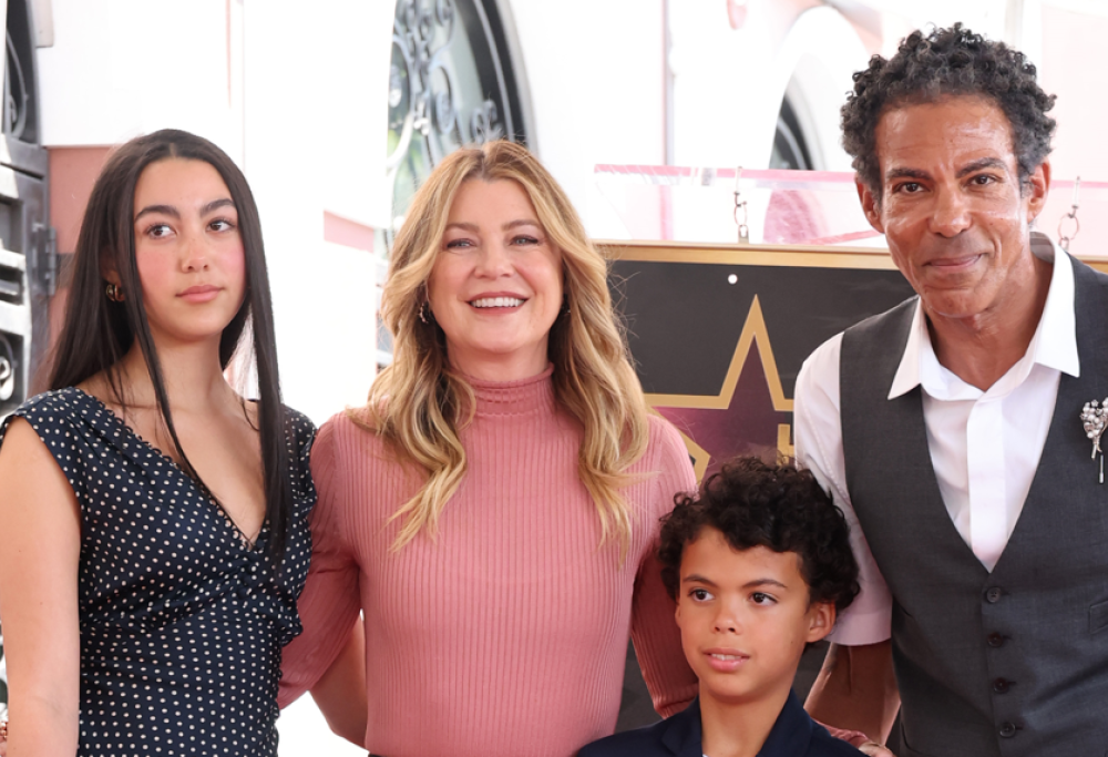 Ellen Pompeo: le rare foto dei figli alla cerimonia per la stella sulla Walk Of Fame