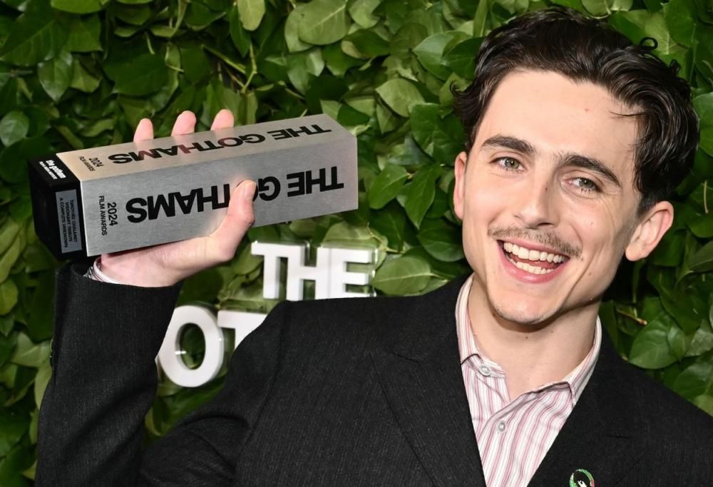 Timothée Chalamet ha vinto il premio Visionary Tribute ai Gotham Film Award
