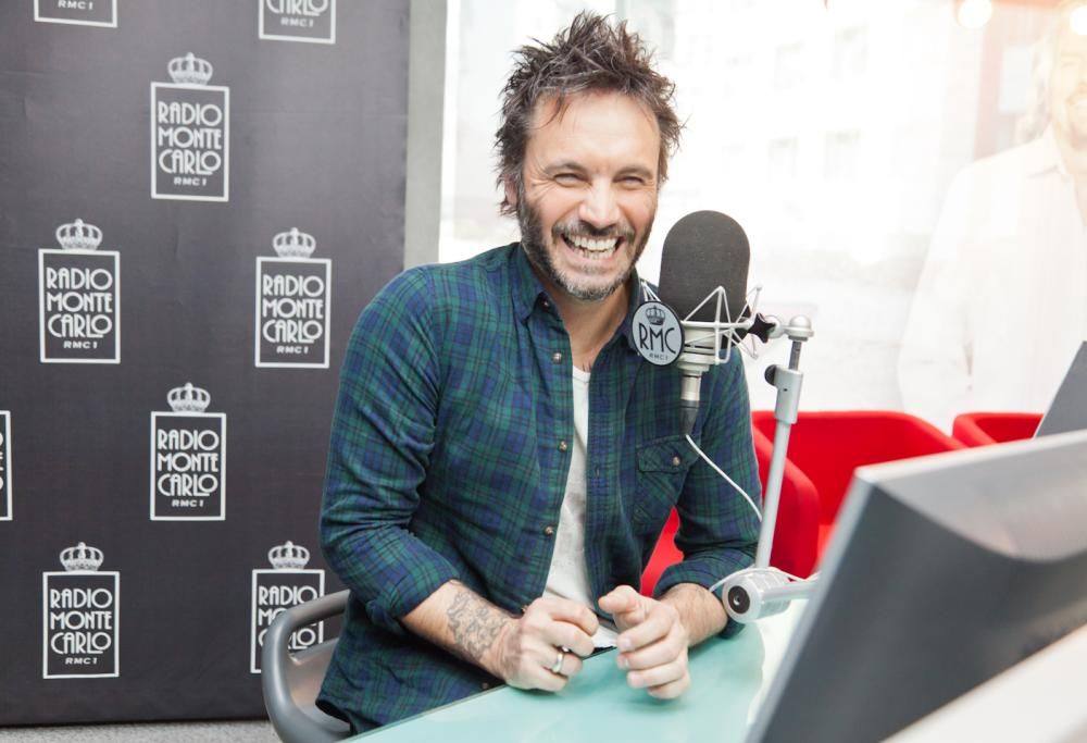 Nek: le foto negli studi di RMC