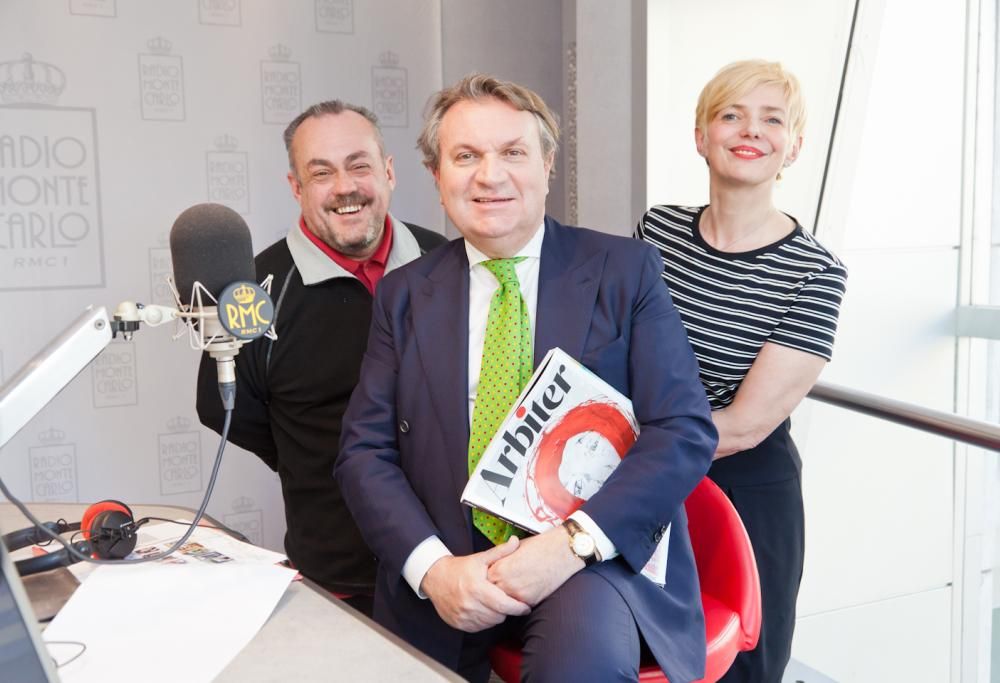 Franz Botré: le foto negli studi di RMC