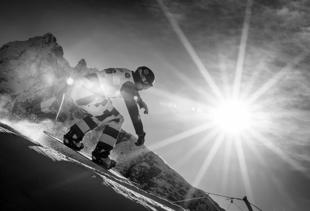 Snowboardcross a Cortina