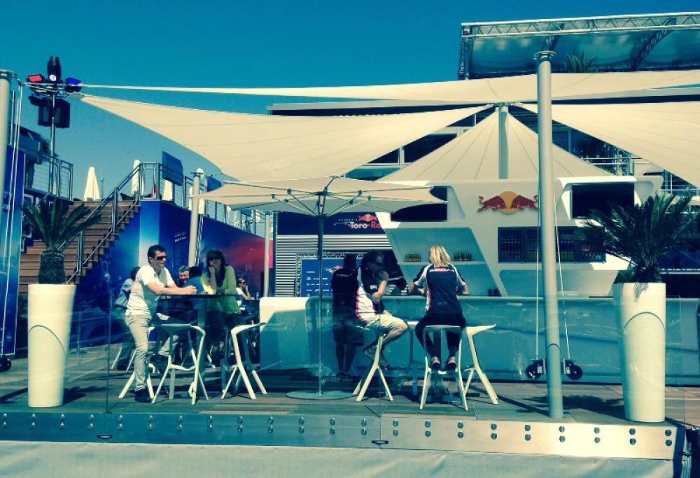 I paddock di Formula 1 a Monte Carlo