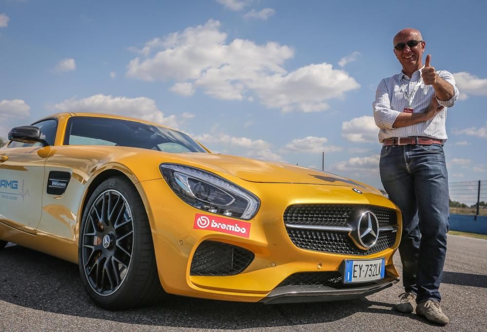 A scuola di frenata con Brembo: le foto