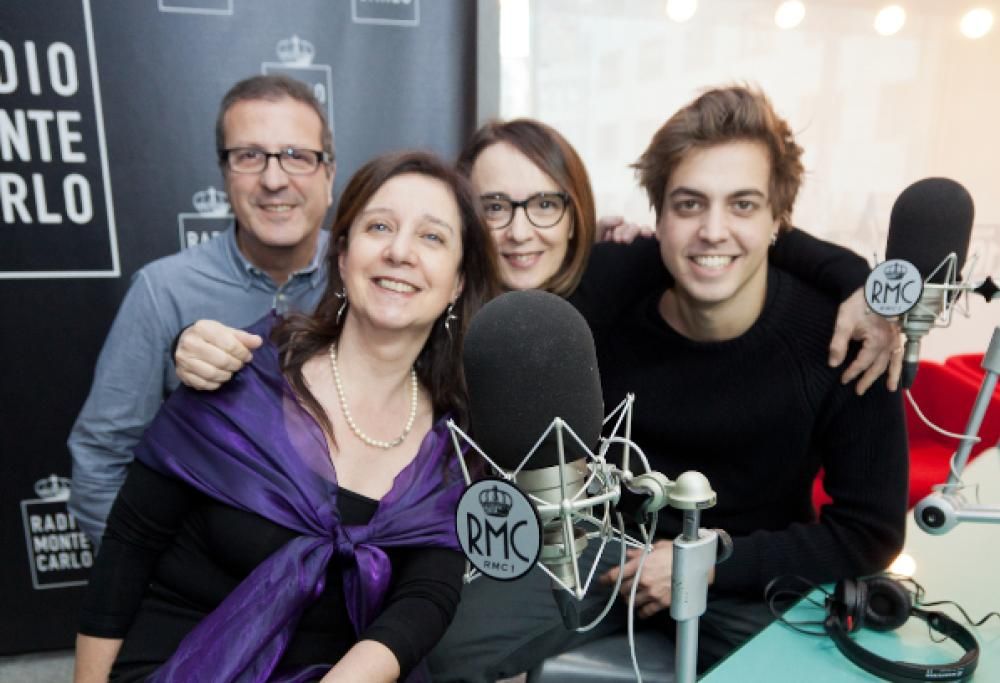 Marzia e Luigi ospiti negli studi di RMC: le foto