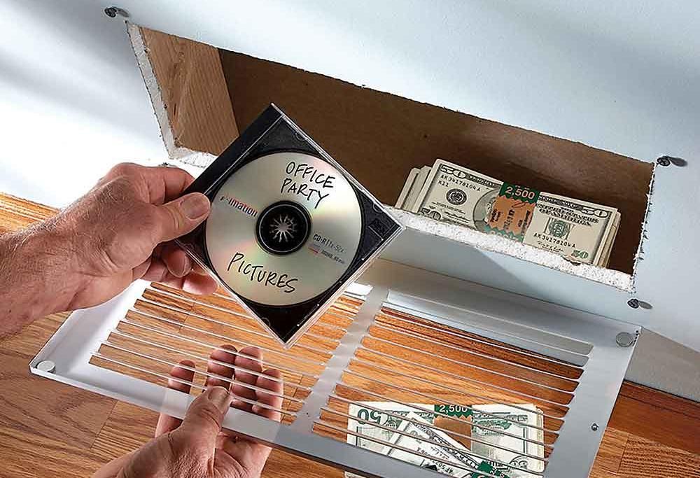 10 posti insospettabili dove nascondere oggetti di valore