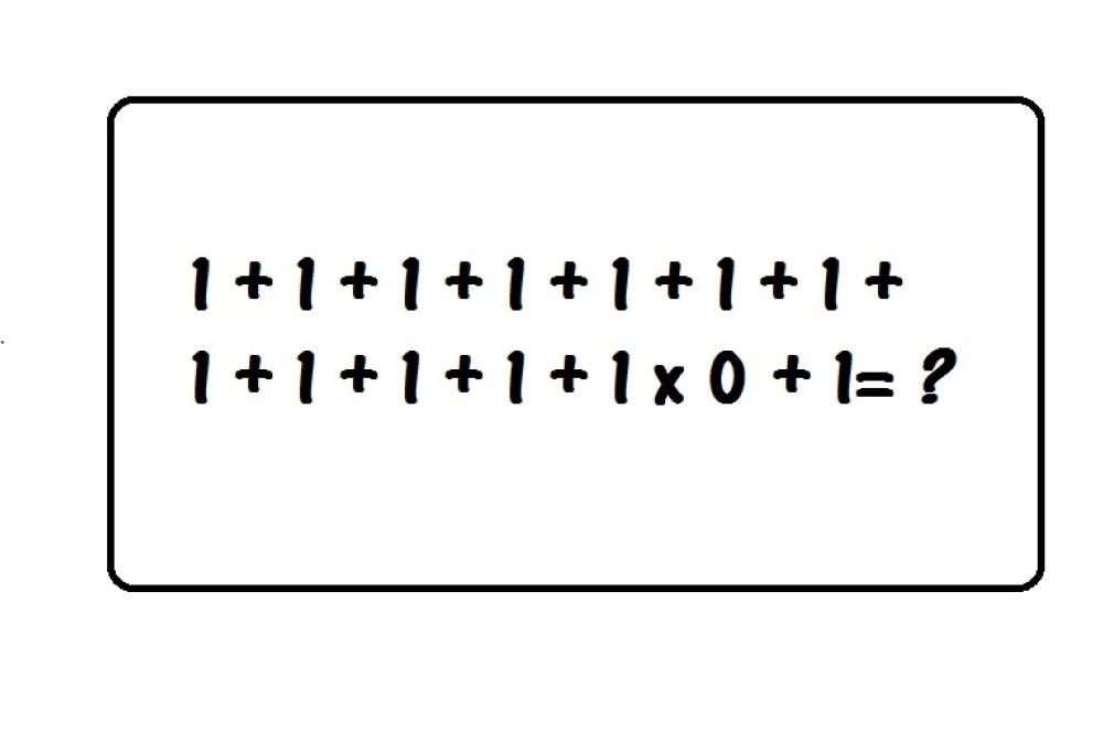 Qual è la soluzione di quest’operazione aritmetica?