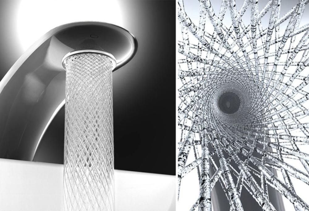 Il rubinetto con il getto d’acqua più chic