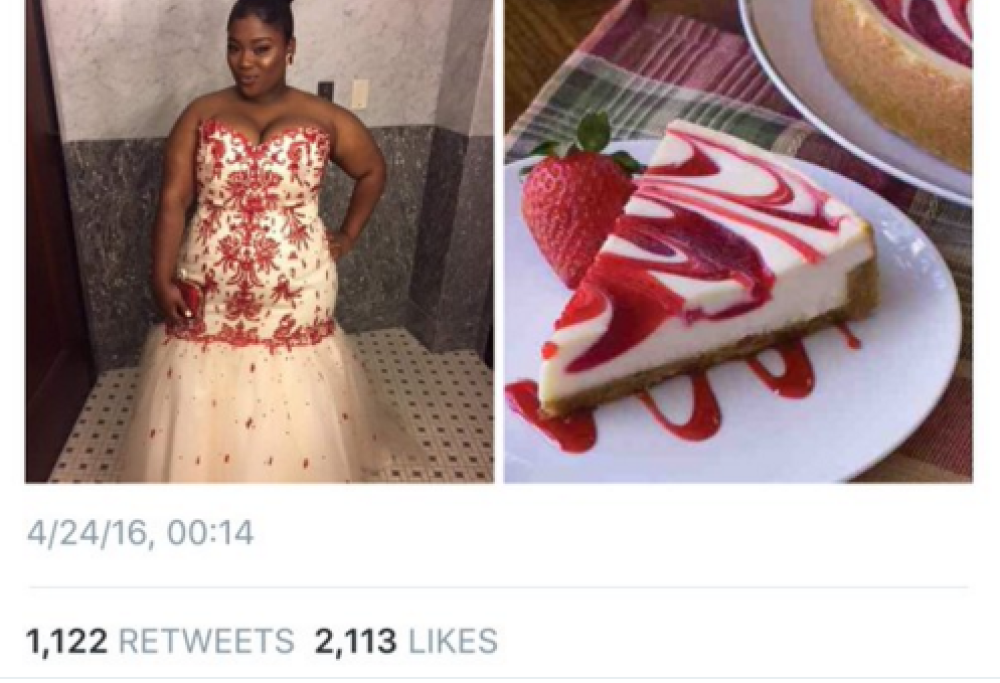 L’hashtag che ti paragona a una cheesecake