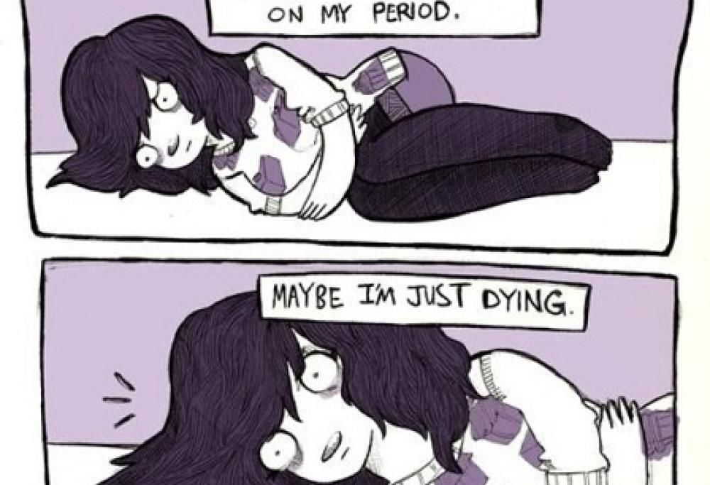 Le vignette che spiegano il ciclo femminile