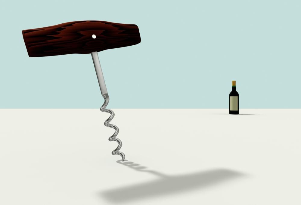 Ecco come aprire una bottiglia di vino… con una scarpa!