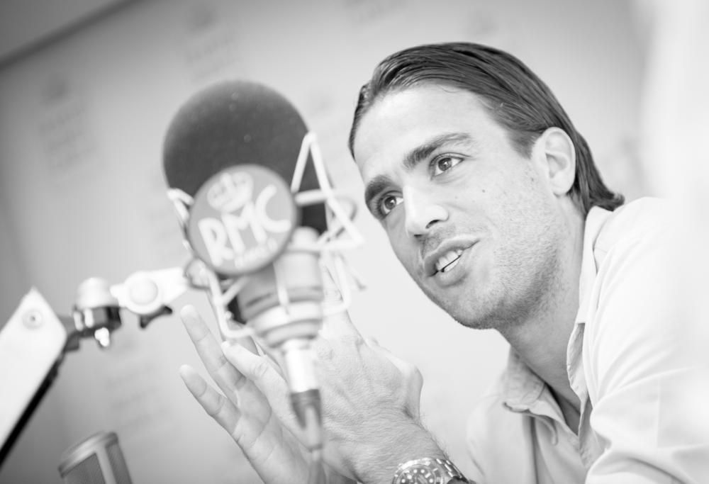 Alessandro Matri ospite di Radio Monte Carlo: le foto più belle