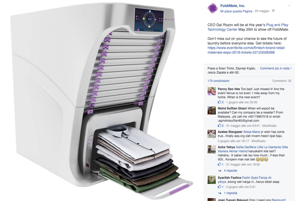 Sorpresa: ecco la macchina che stira al vostro posto e non richiede… nessuna fatica!