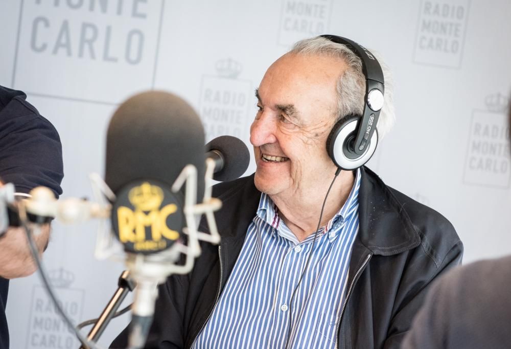 Bruno Pizzul ospite di Radio Monte Carlo: le foto esclusive